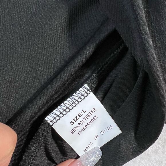 Colorblock leopard casual T-shirt maxi dress size large - Picture 5 of 6